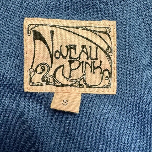 Nouveau Pink Boho Paisley Sheer Tunic Dress - Size S - Picture 3 of 6